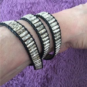 Nice Silver Metal wrap Bracelet Or Necklace